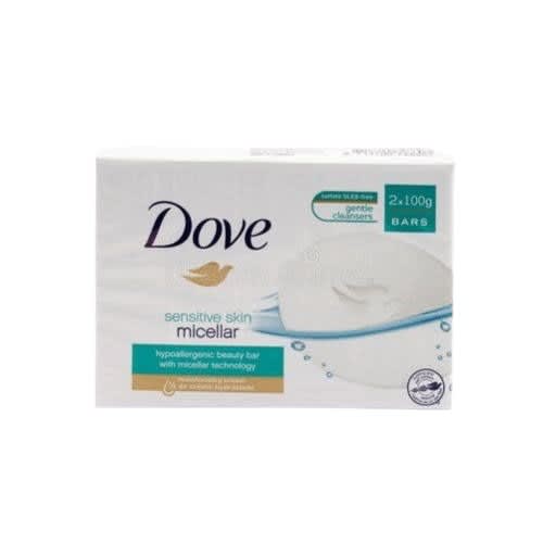 Sensitive Skin Micellar Beauty Bar Soap - 100g X2