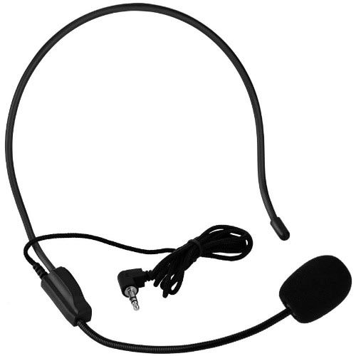 3.5mm Headmounted Microphone Condenser Wired Mic For Voice