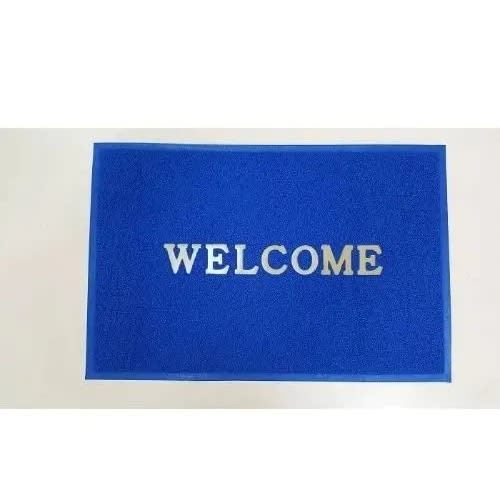 Rubber Foot Door Mat - Blue