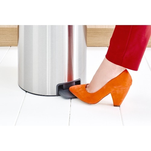 Pedal Bin Newicon Brilliant Steel - 12L