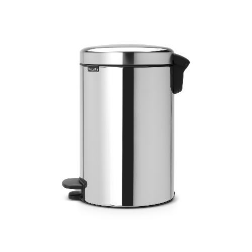 Pedal Bin Newicon Brilliant Steel - 12L