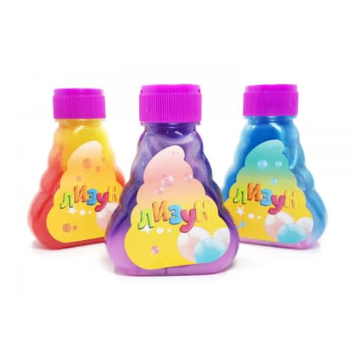 Glittery Slime For Kids Arts & Crafts Set - Set of 6