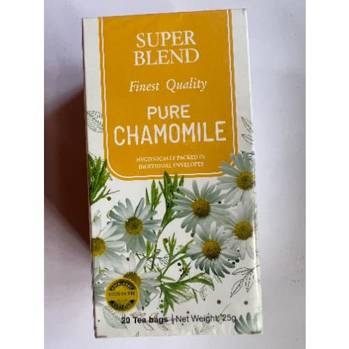 Super Blend - Natural Pure Chamomile Herbal Tea - 20 Bags