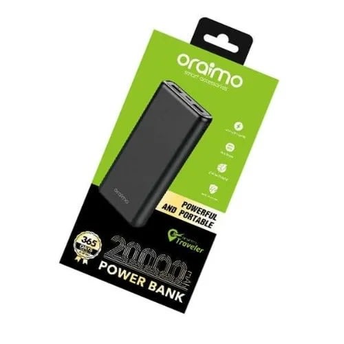 Oraimo 20000mah Power Bank - Black