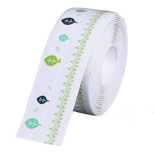 2Pcs Tape Caulk Strip Anti-Mildew Self Adhesive Sealing Pvc
