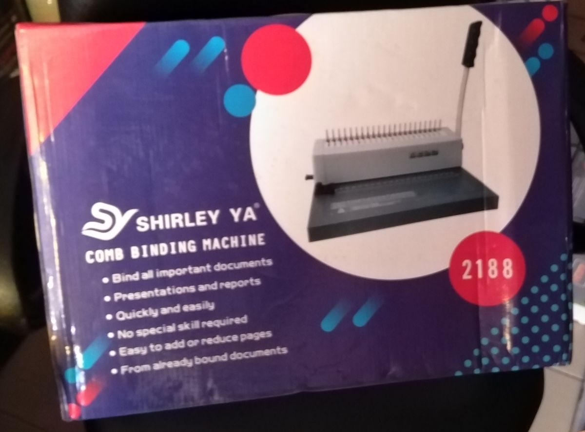 Ya Comb Binding Machine