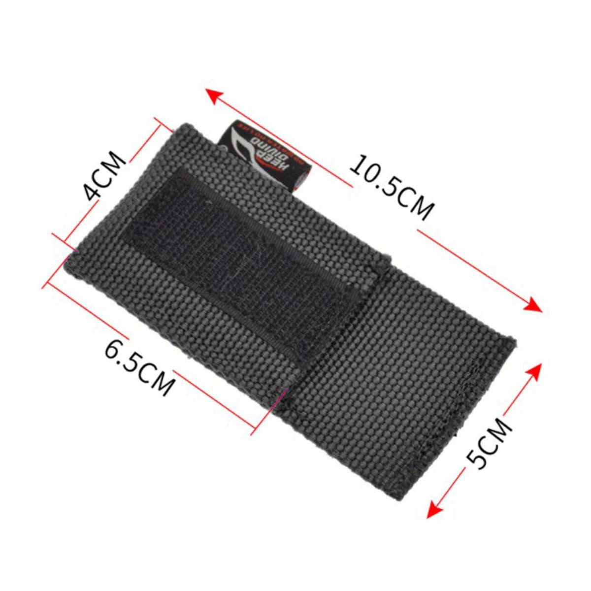 Nylon Scuba Cutter Holder Protective  Webbing Black
