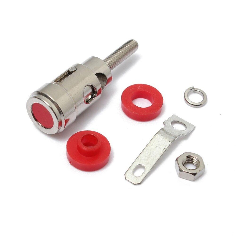 2PCS Copper Speaker Binding Post Spring Loaded Subwoofer Basket Terminal
