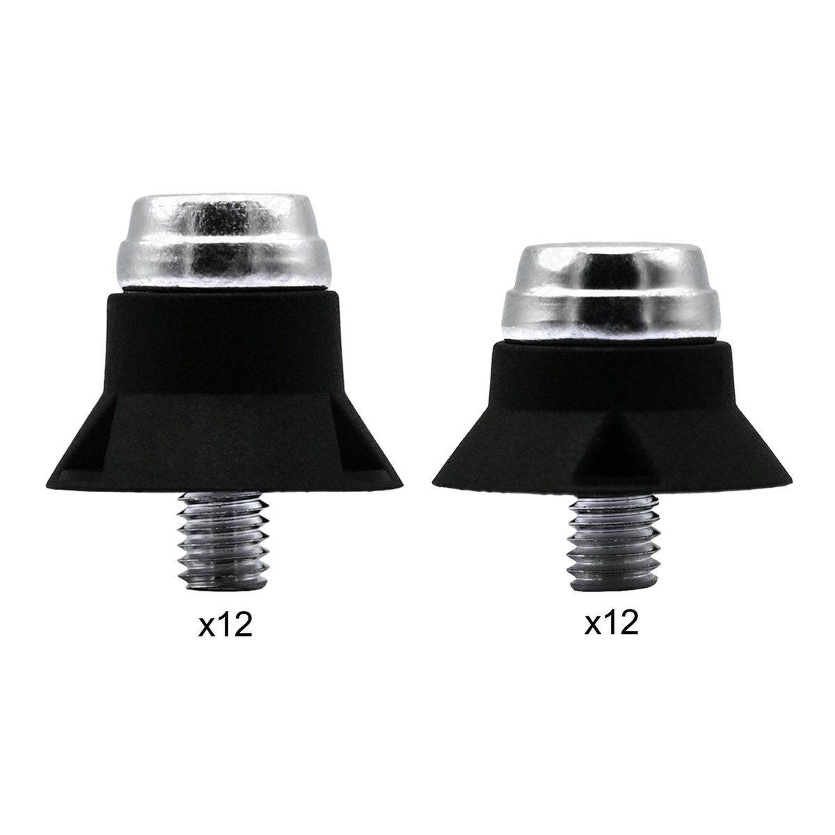 12Pcs  Studs Replacement Soft Screw In Anti 13mm