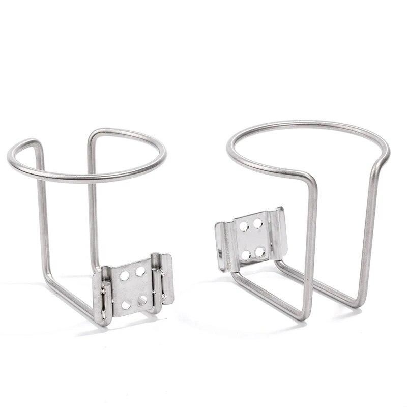 2Pcs Stainless Steel Boat Ring Cup Drink Holder Universal Drinks Holders for Marine Yacht Truck Rv Car Trailer Hardware