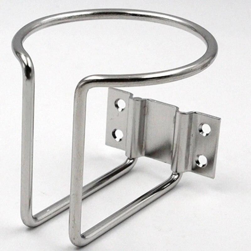 2Pcs Stainless Steel Boat Ring Cup Drink Holder Universal Drinks Holders for Marine Yacht Truck Rv Car Trailer Hardware
