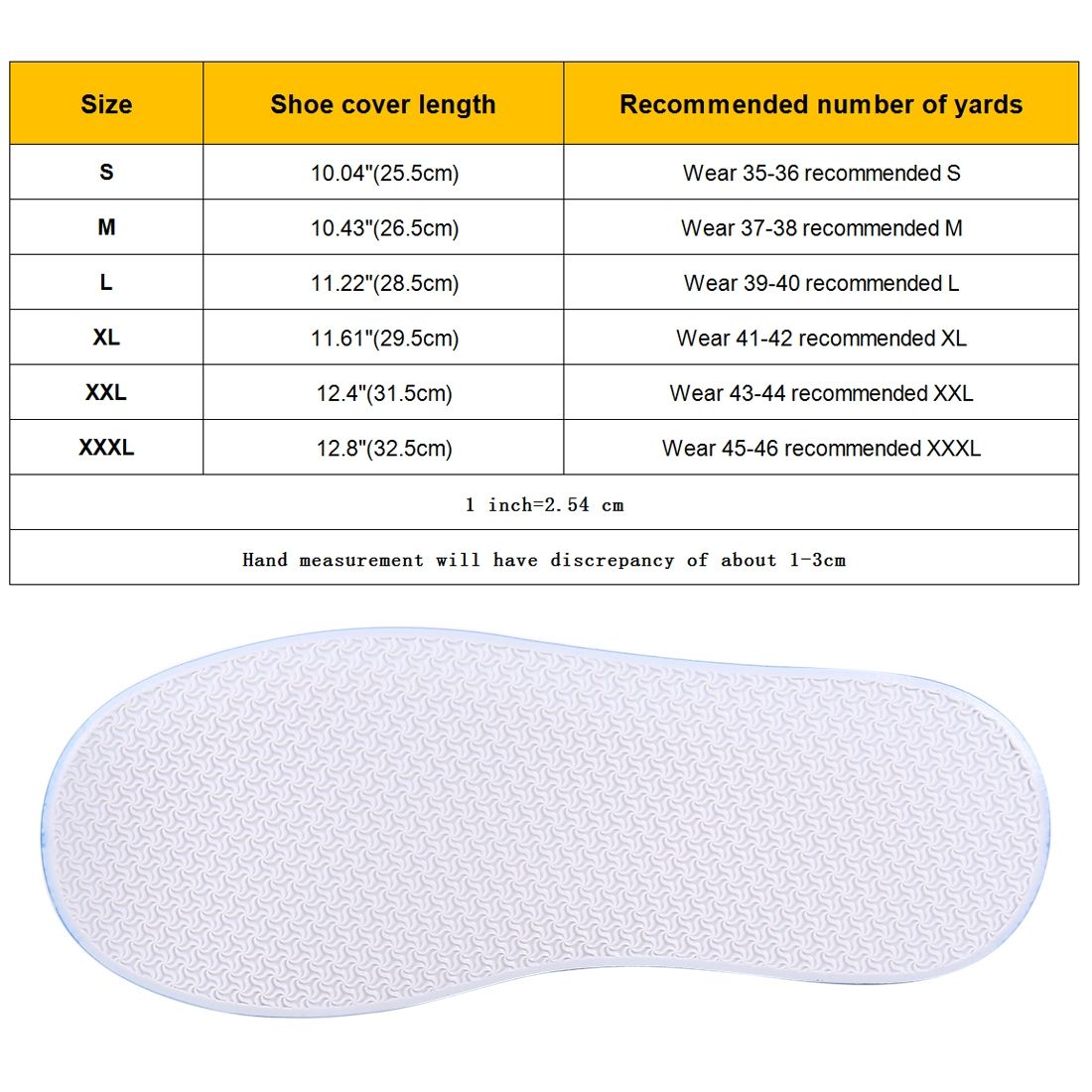 Fashion PVC Non-slip Waterproof Thick-soled Shoe Cover Size: M(Coffee)
