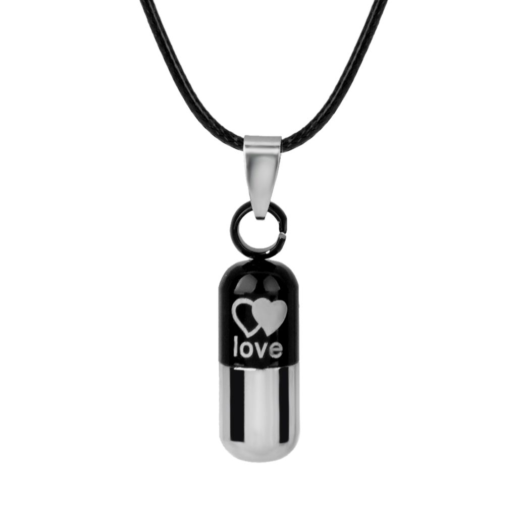 Stainless Steel Cremation Jewellery Urn Pendant Ash