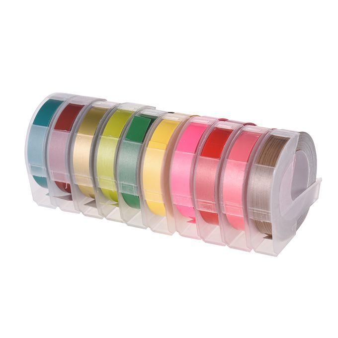 3D Plastic Embossing Label Tape Refill For DYMO 12965 1610