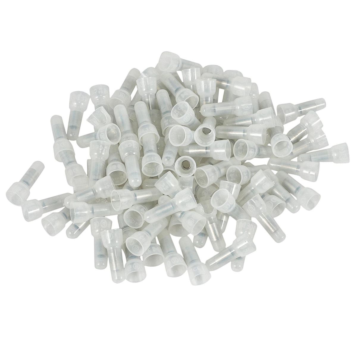 100pcs Nylon Closed End Cap Insulated Connectors Wire Crimp