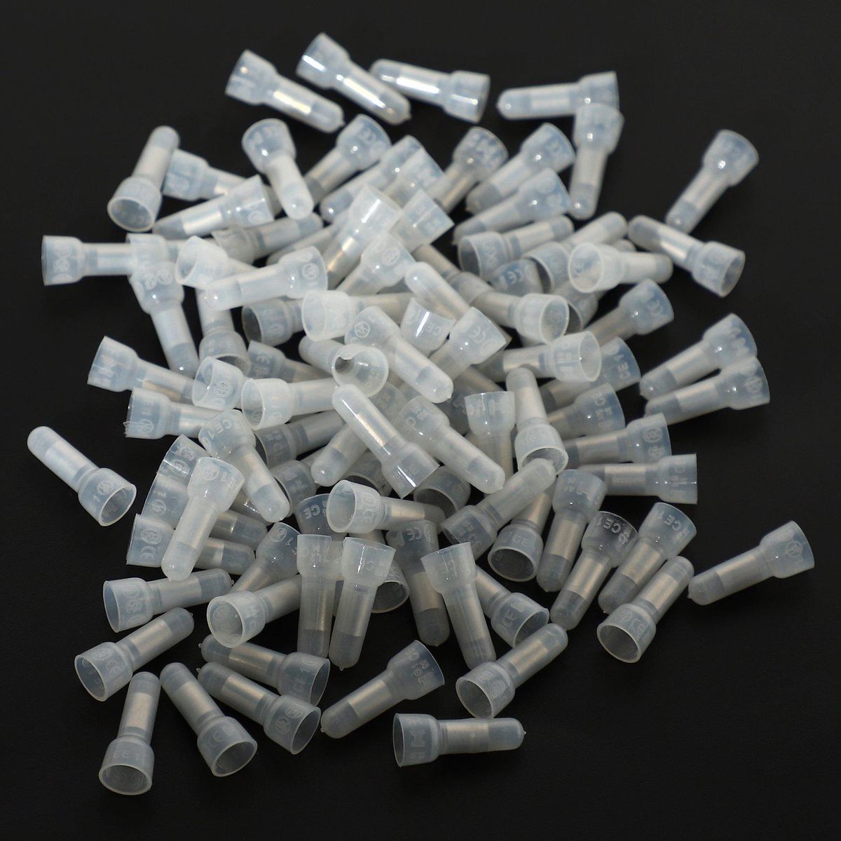 100pcs Nylon Closed End Cap Insulated Connectors Wire Crimp