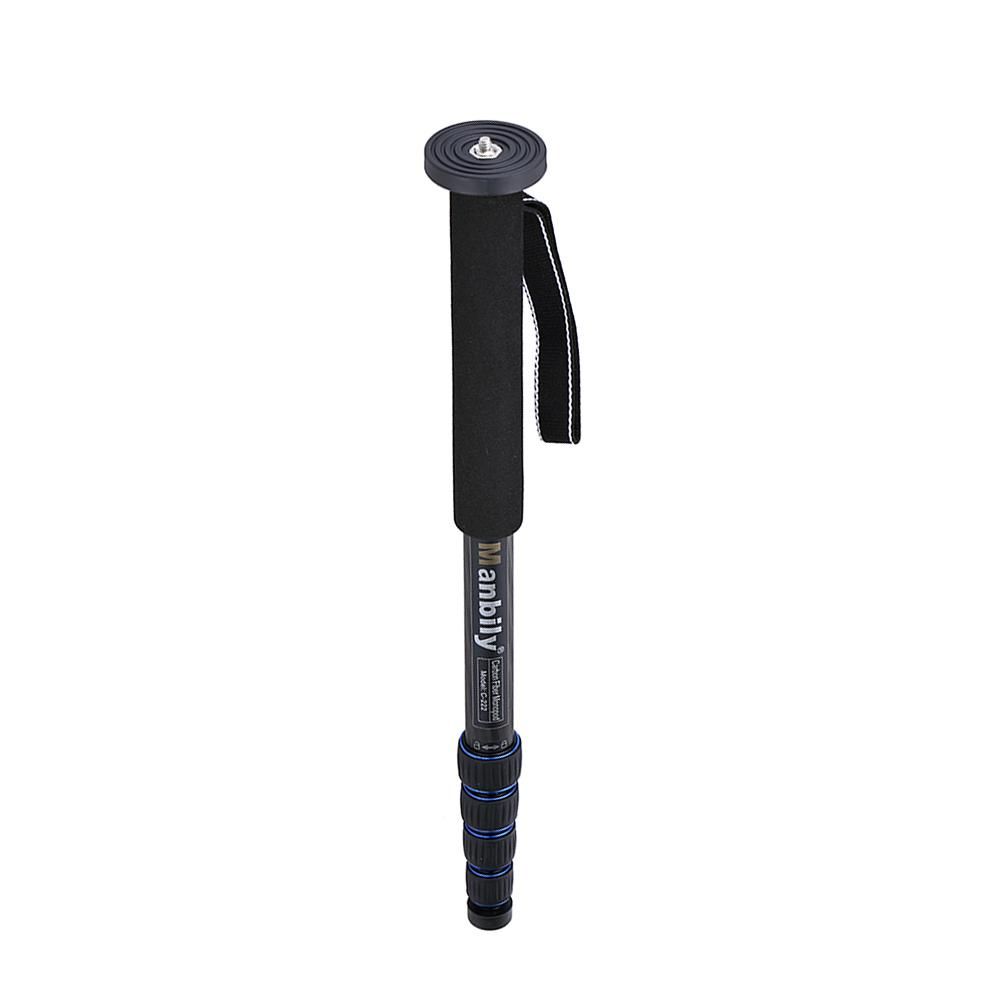 5-Section Telescopic Carbon Fiber Lightweight Photography DSLR Camera Monopod Unipod Walking Stick for Nikon Canon Pentax Olympus Elders