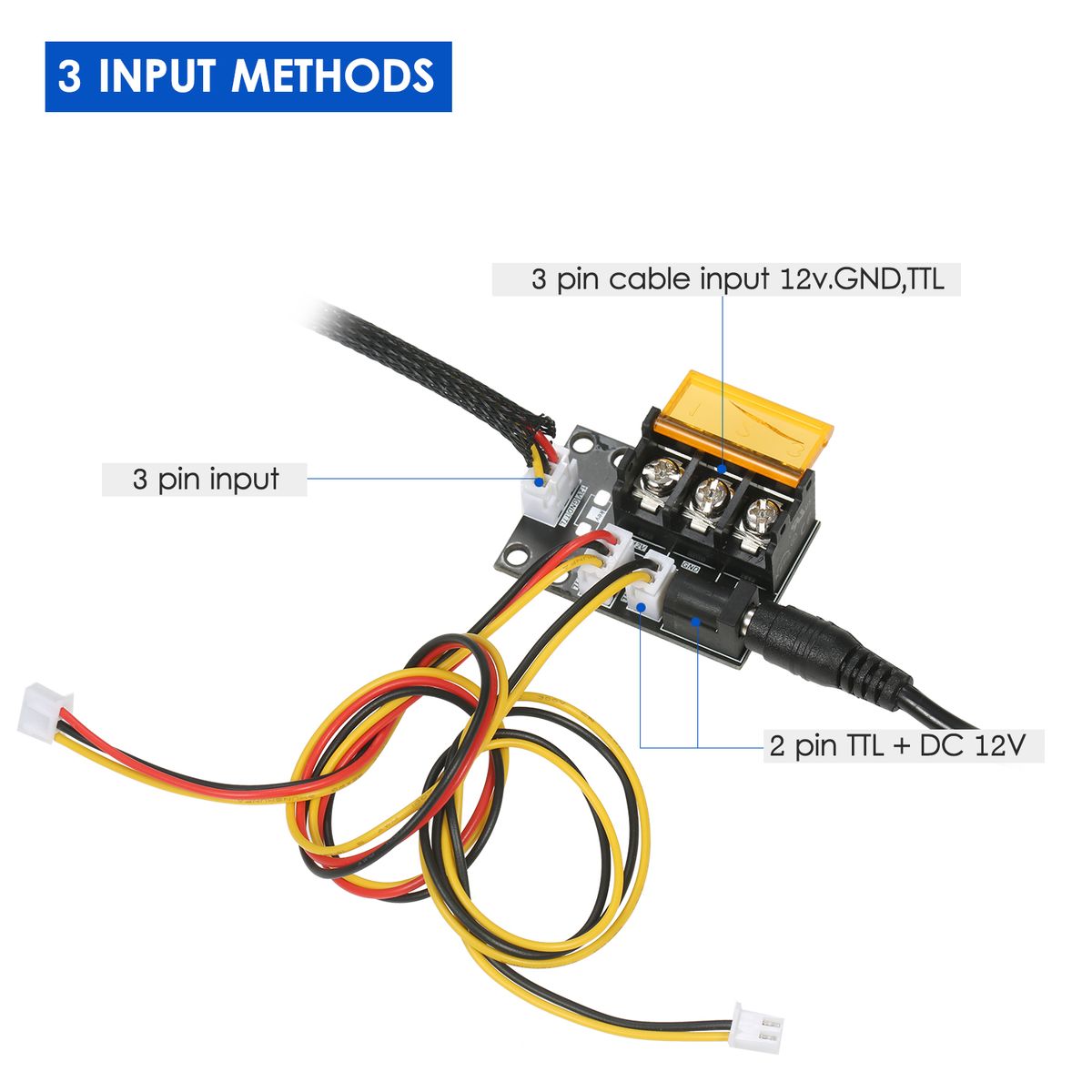 2 Pin To 3 Pin Laser Module Adapter Board Laser 3-interface