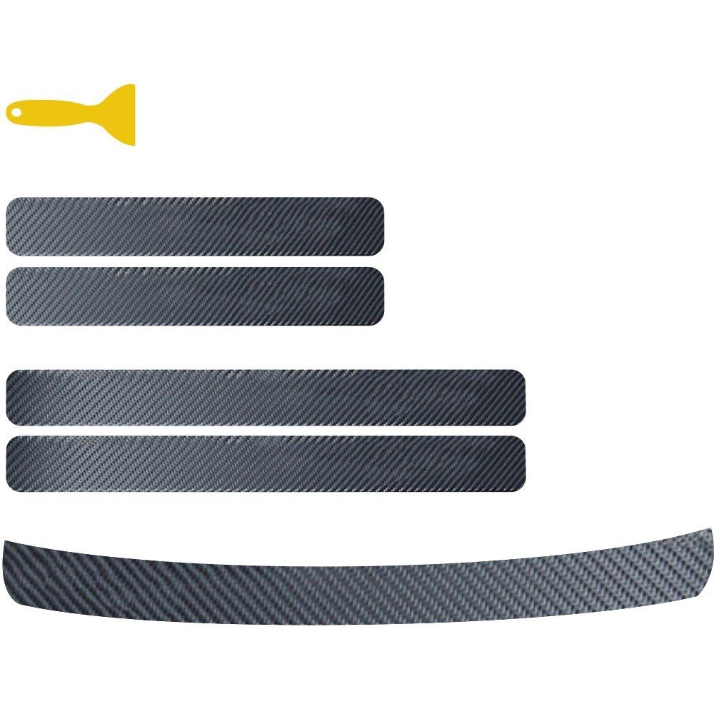 6pcs Universal Car Bumper Guard Decal Door Plate Still
