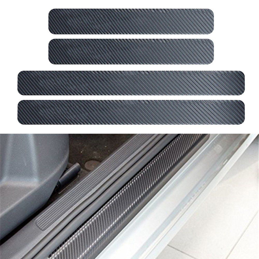 6pcs Universal Car Bumper Guard Decal Door Plate Still