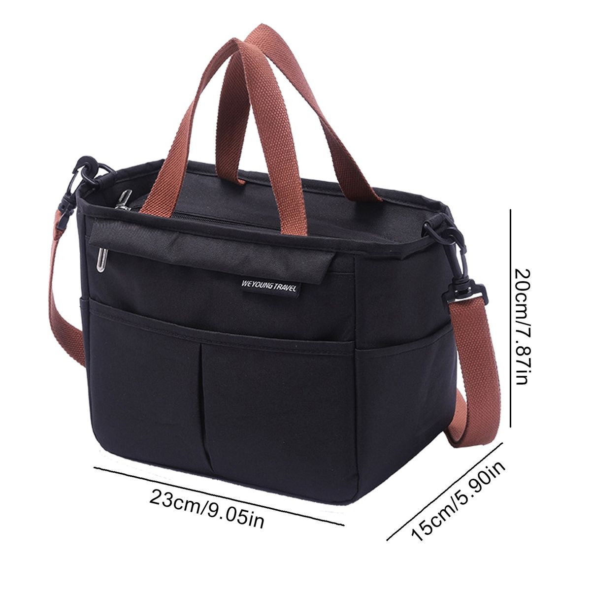 Insulated Lunch Bags - Large Cooler Tote Adult Gym Bag
