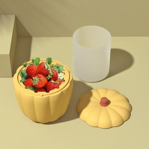 Halloween Ice Bucket For Whiskey Wine Cocktail Party Barware Lid Pumpkin Silicone Cube Maker Mold Ice Tray DIY Kitchen Supplies