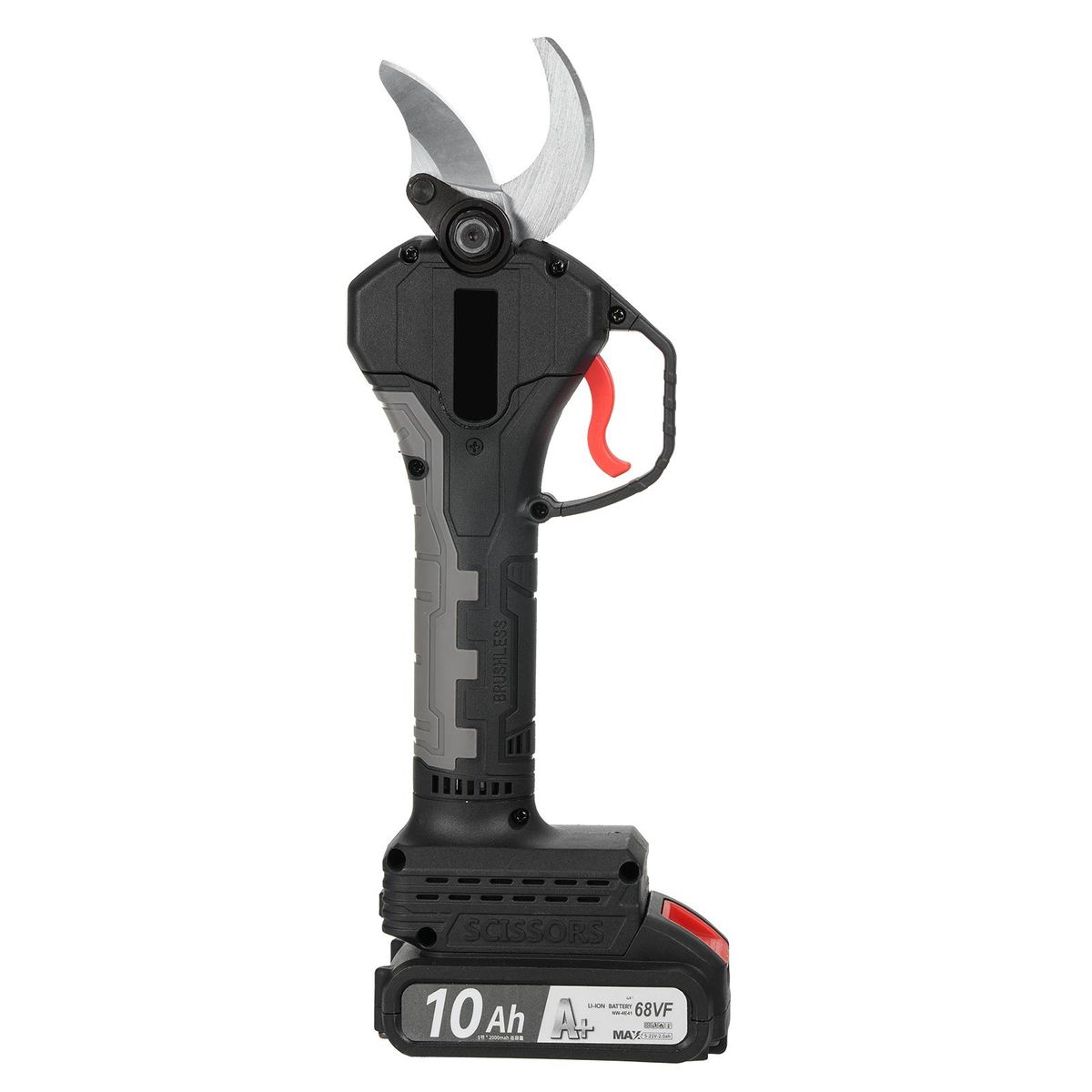 Electric Pruning Shears Cordless Electric Pruning Battery Powered Tree Branch Pruner with Brushless Motor 21V Lithium Battery 30mm-40mm Inch Cutting Diameter LCD Display Screen