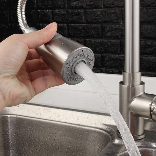Kitchen Sink Faucet D Pull Out Spray Faucets Mixed Brass Wat