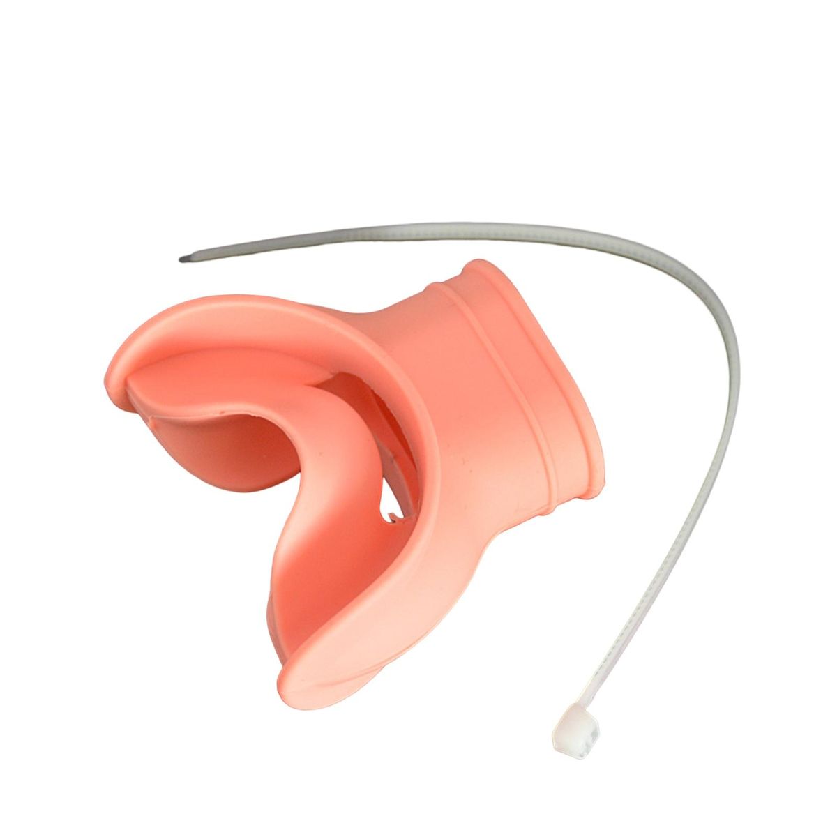 1 Set Breathing Tube Mouthpiece Silicone Scuba Diving Breathing Tube Bite Mouthpiece Dusty Pink