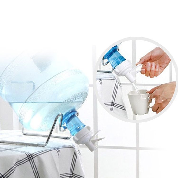 3 PCS PP Water Bottle Faucet Dispenser Valve For 55mm Crown Top Bottle With Dustproof Cover
