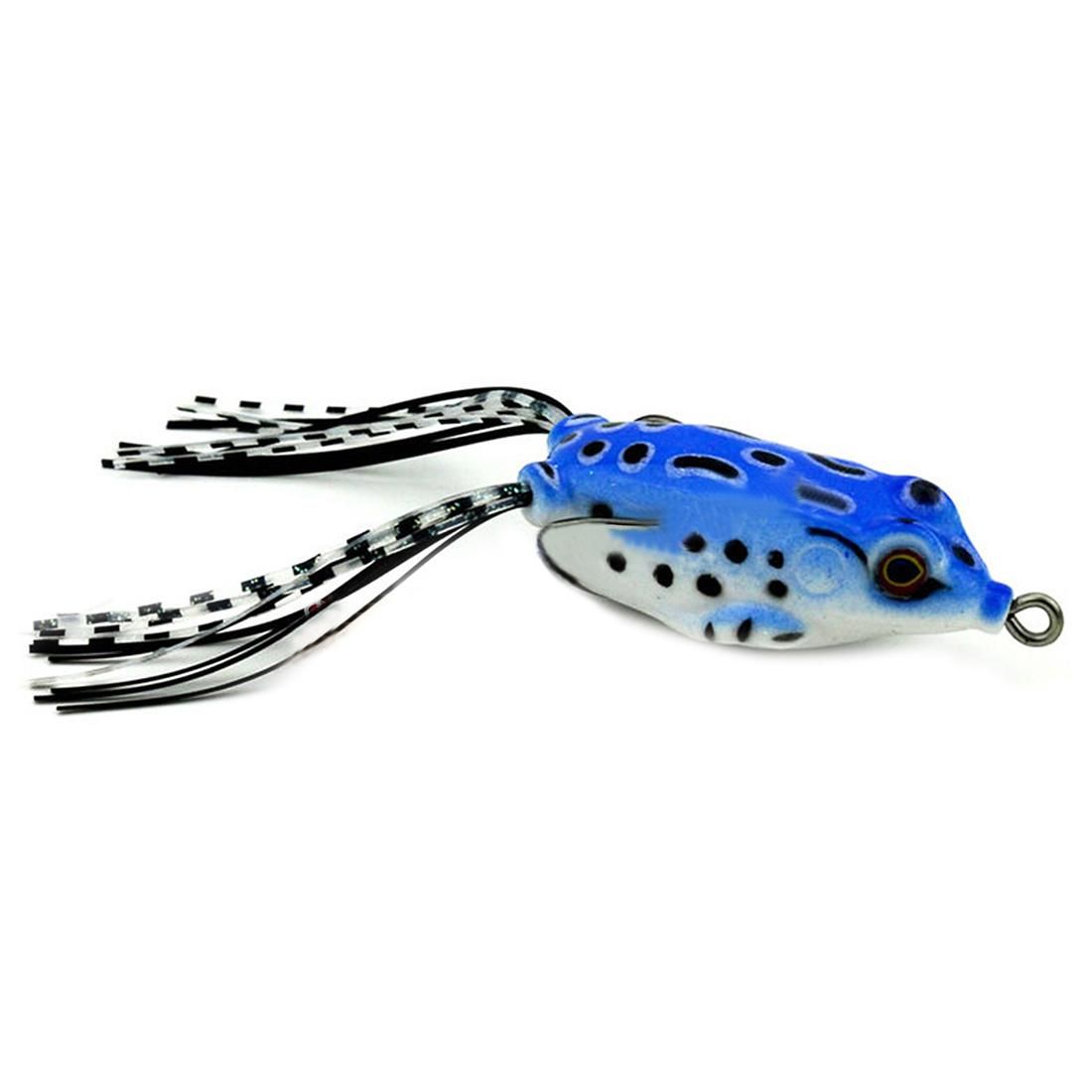 HENG JIA 5x Large Frog Fishing Lure Crankbait Hooks Bass