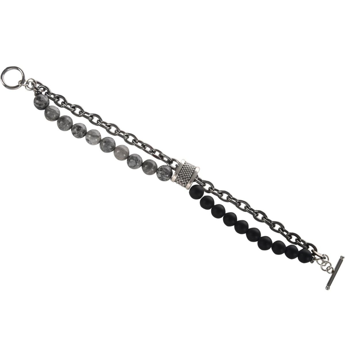 Natural Map Men'S Jewelry Bracelet Stainless Steel