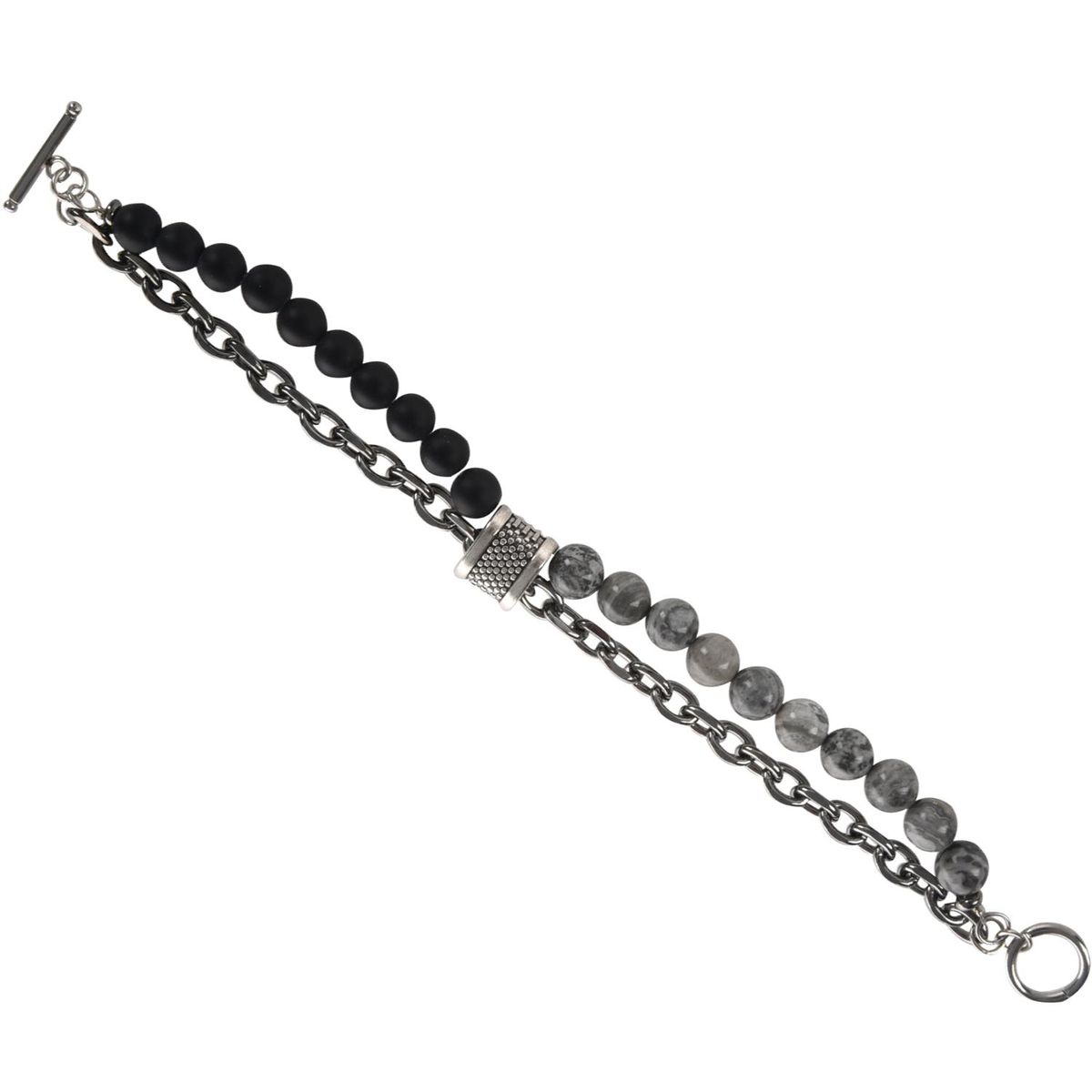 Natural Map Men'S Jewelry Bracelet Stainless Steel