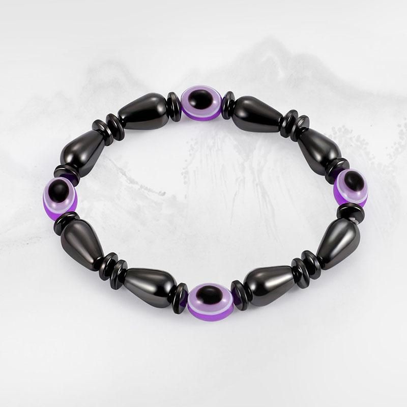 Fashion Black Magnetic Bracelets Weight Loss Handmade Eye