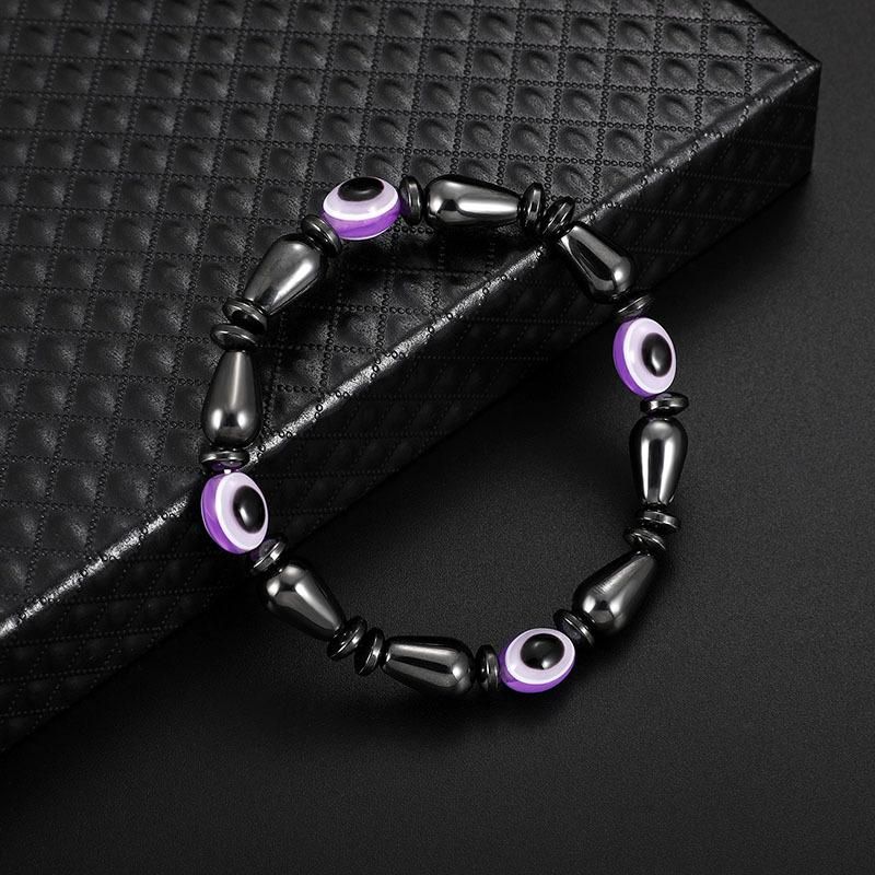 Fashion Black Magnetic Bracelets Weight Loss Handmade Eye