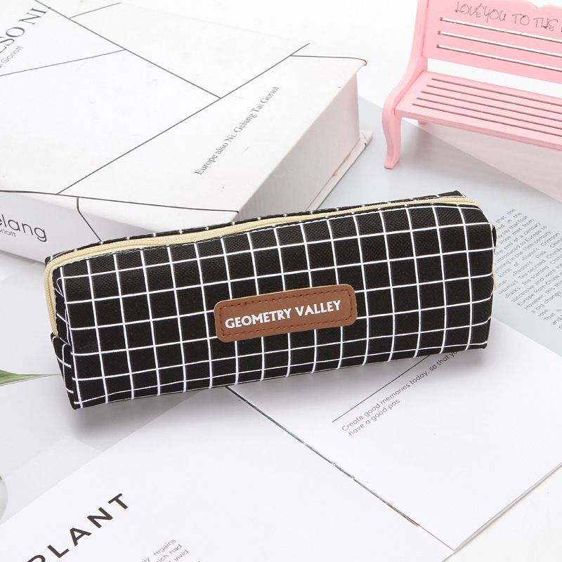Student Zipper Pencil Case Canvas