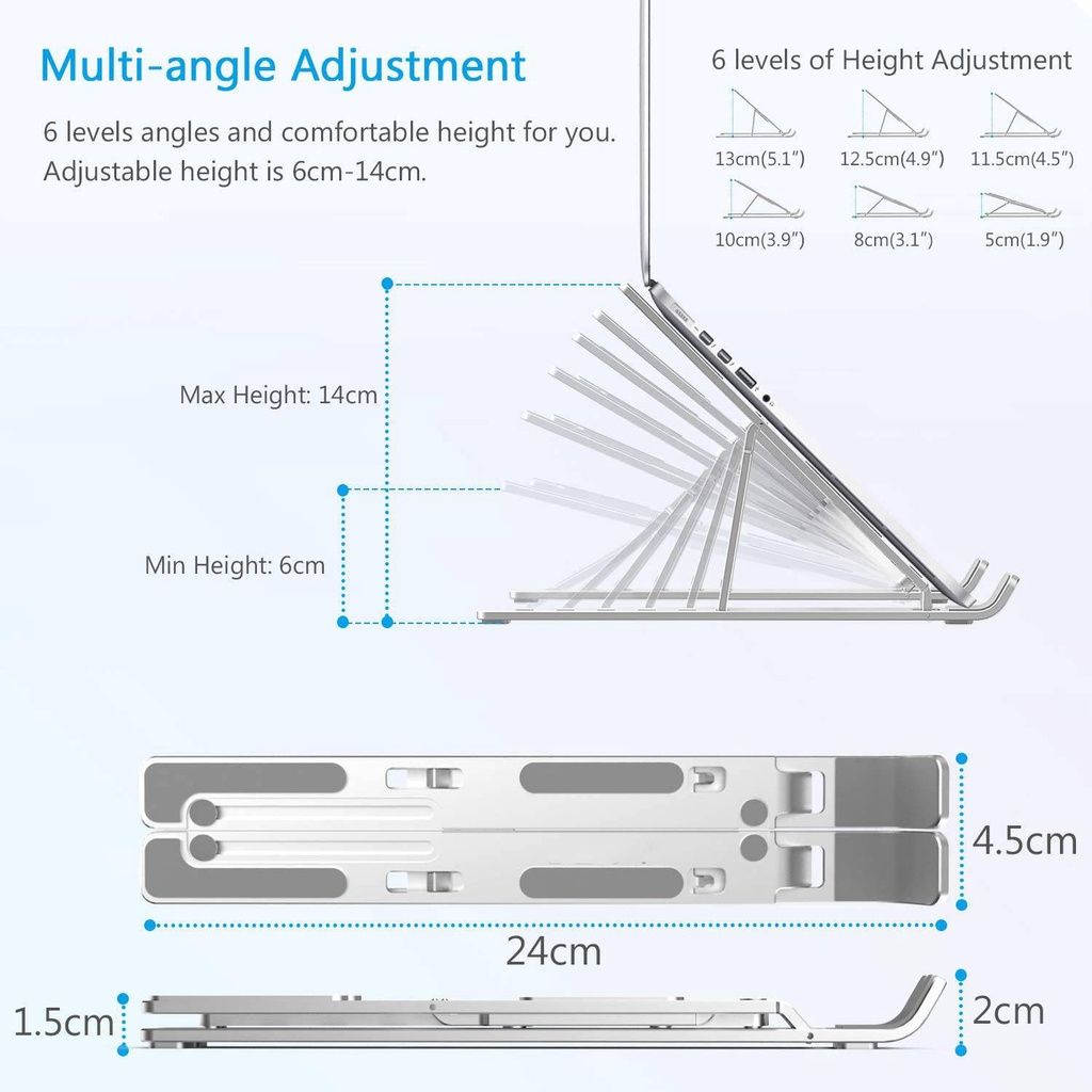 Laptop Stand Foldable Adjustable Stand Holder For Laptop