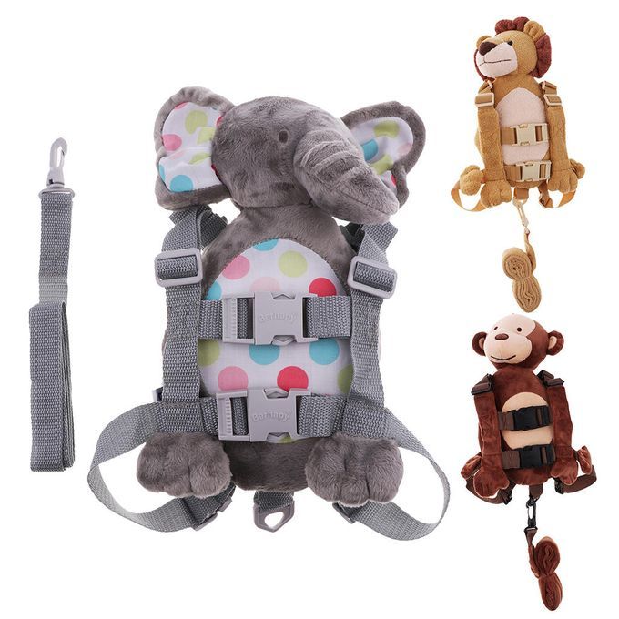 Toddler Anti-lost Backpack Small Shoulder Bag Safety Harness - Monkey