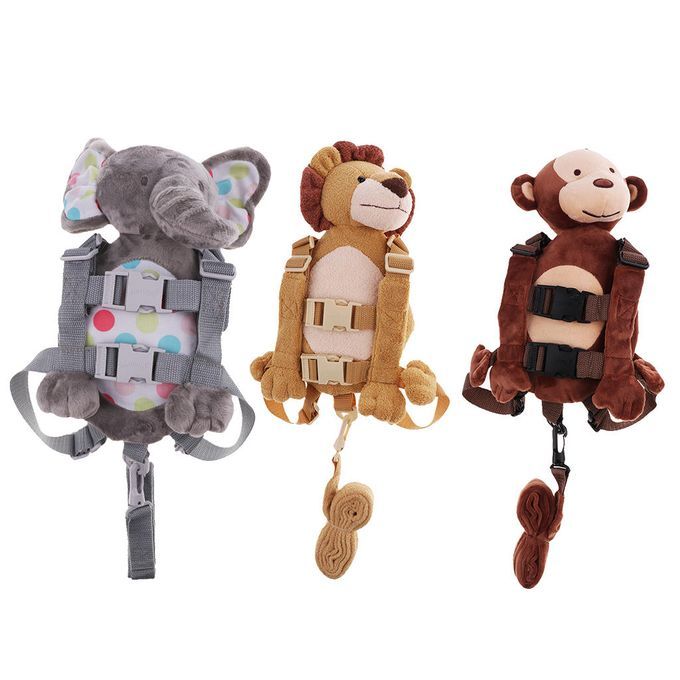 Toddler Anti-lost Backpack Small Shoulder Bag Safety Harness - Monkey