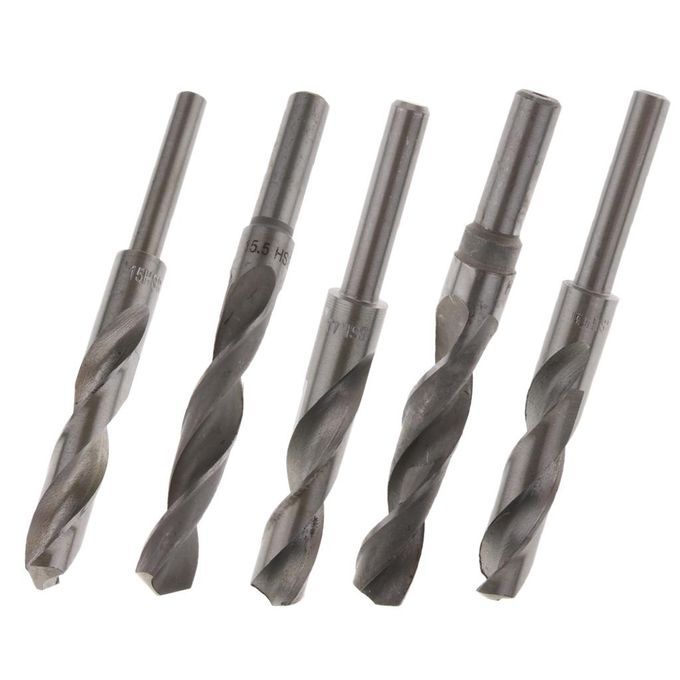 2Pcs High Speed Steel Twist Metal Drill Bit Set Hardness Drills