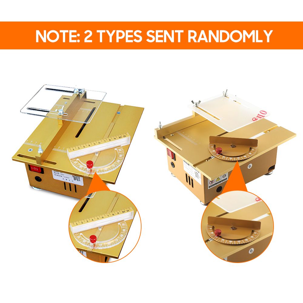 100W Mini Table Saw With Miter Gauge Multifunctional