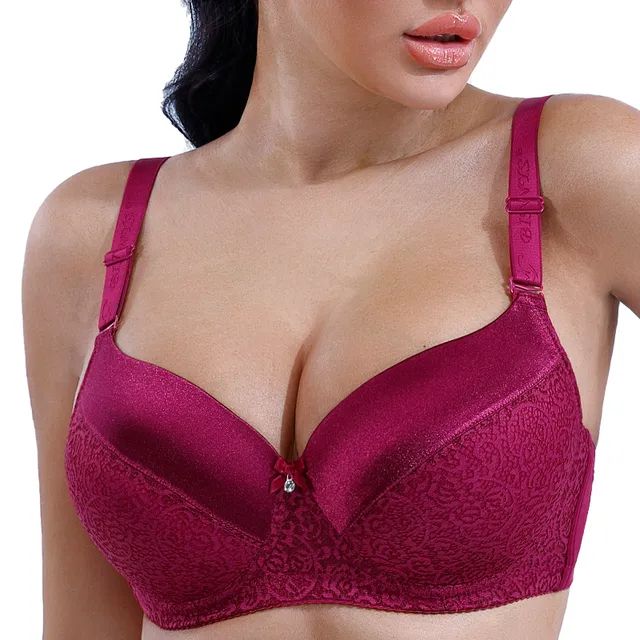 Ladies Breathable Single Padded Push Up Bra ( D Cup)