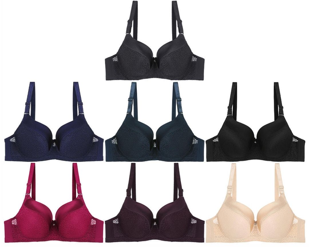 Ladies Breathable Single Padded Push Up Bra ( D Cup)