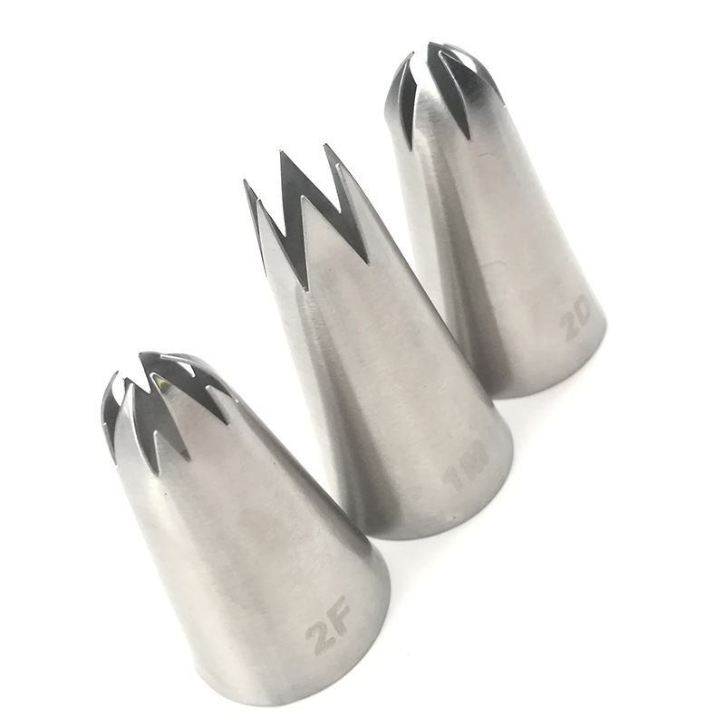3pcs Big Size DIY Cake Icing Piping Nozzles Pastry Tips