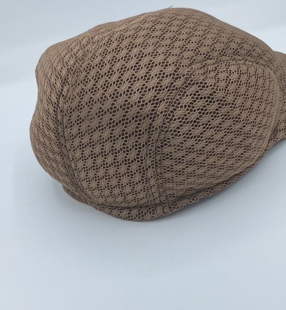 Netted Holes Inspires Men's Brown Panama Hat