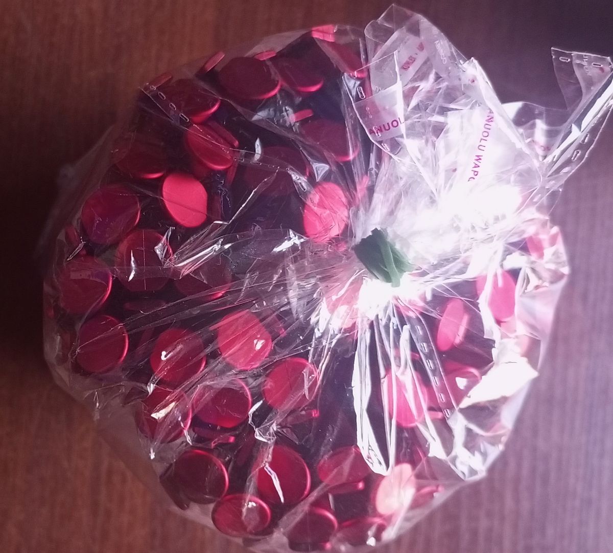 Fancy Customizable Plastic Ballpoint Pen (Wine Color) - 50 Pcs Pack