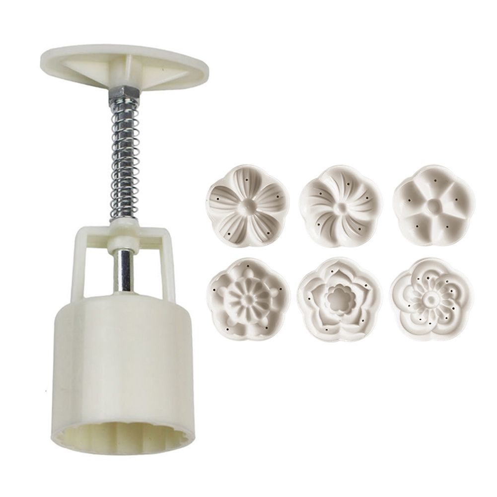 Snow Skin Round Moon Cake Mold Hand-pressed Mung Bean Cake
