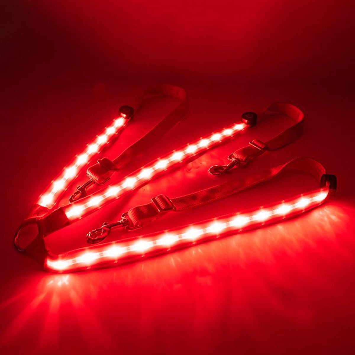 DYNWAVE 2Pcs Bright LED Horse Breastplate Collar Halter