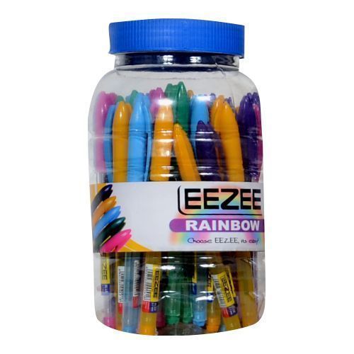 Rainbow Biro Pens - 50 Pieces