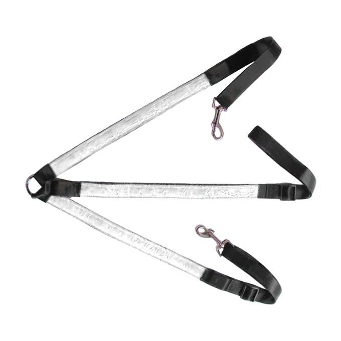 LED Horse Breastplate Collar Harness 3 Lighting Modes Battery White